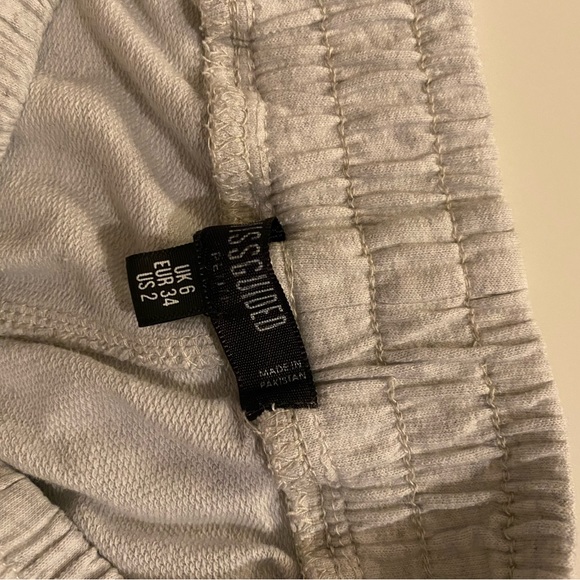 Misguided high waisted wide legged grey lounge pant - Picture 2 of 2